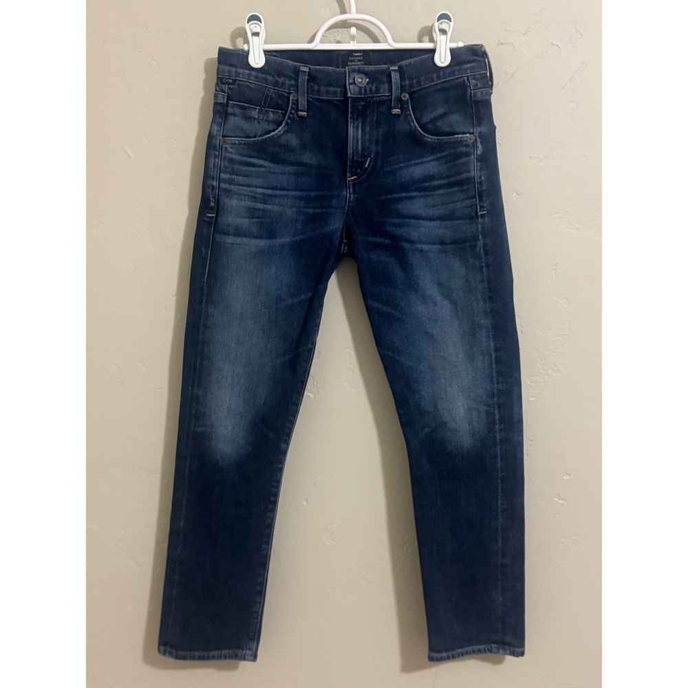 Citizens of Humanity 25 Elsa mid rise slim fit crop dark wash